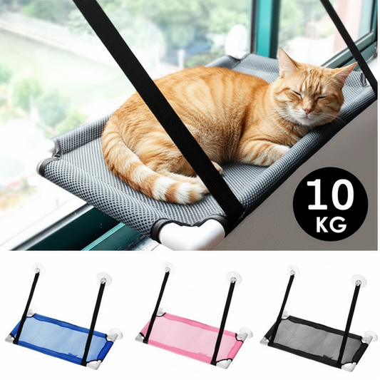 Sunny Window Cat Hammock for Cozy, Elevated Naps