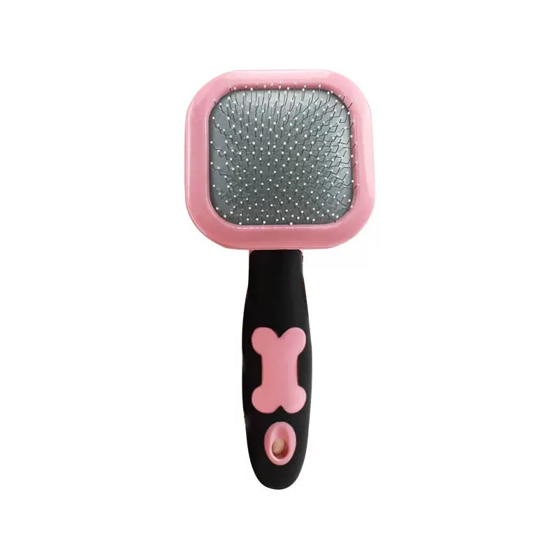 Dog and Cat Grooming Brush for Less Shedding at Home