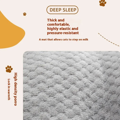 Winter Warm Pet Mat for Cozy Naps and Comfort