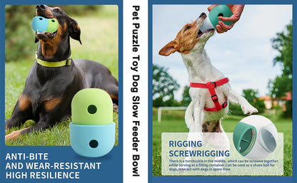 Interactive Treat Puzzle Ball for Fun, Enriching Play and Training