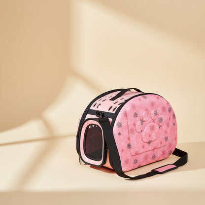Sac de transport pliable respirant pour animaux de compagnie pour un voyage confortable