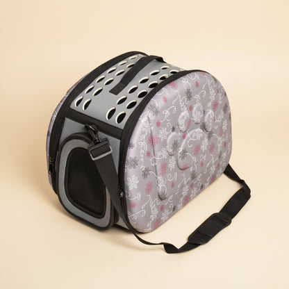 Sac de transport pliable respirant pour animaux de compagnie pour un voyage confortable