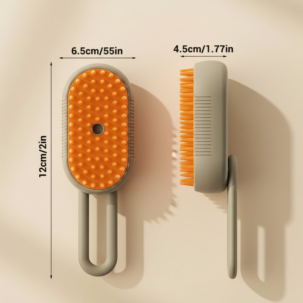 Brosse à vapeur 3 en 1 pour chats et chiens Toilettage facile