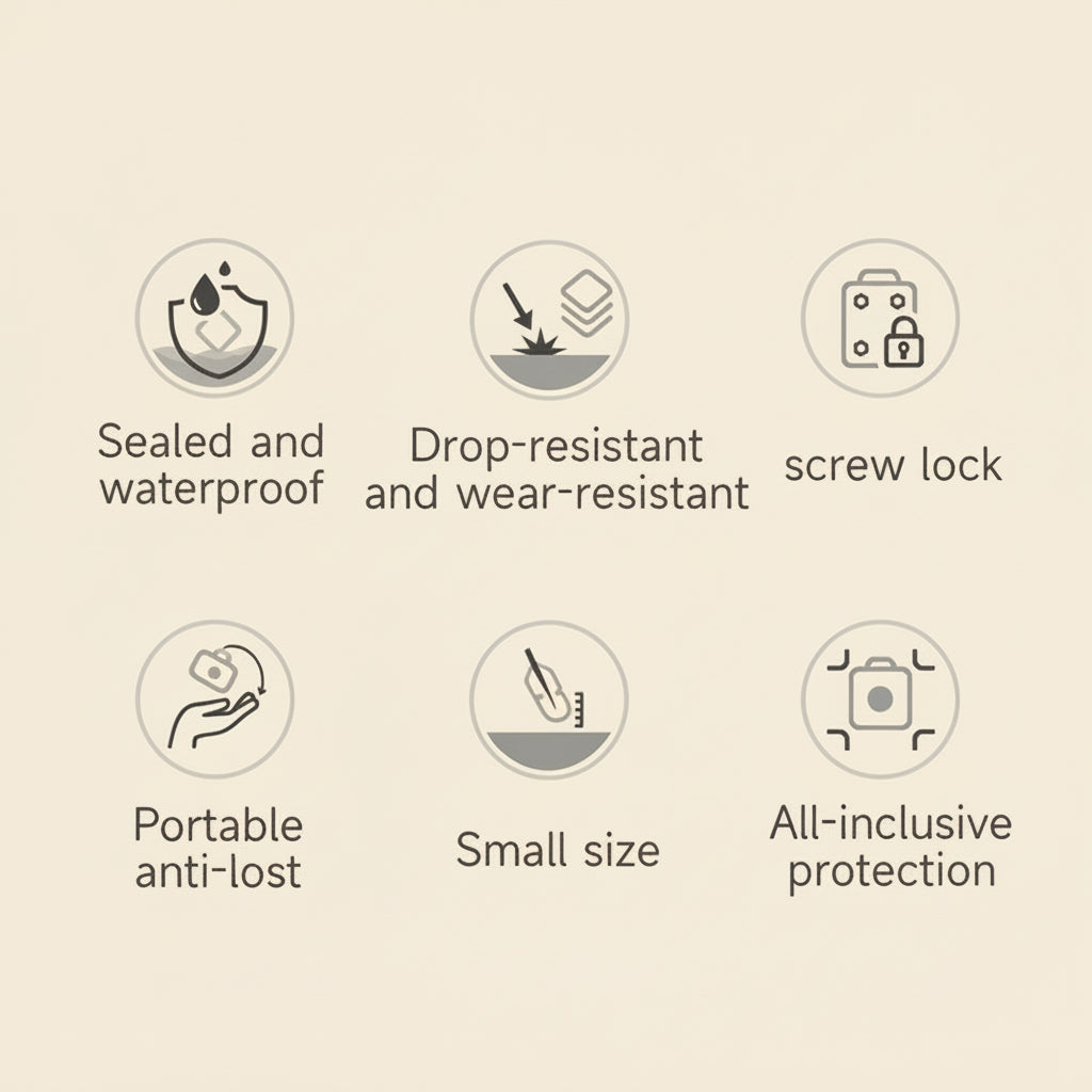 Waterproof AirTag Sleeve for Safer Everyday Tracking