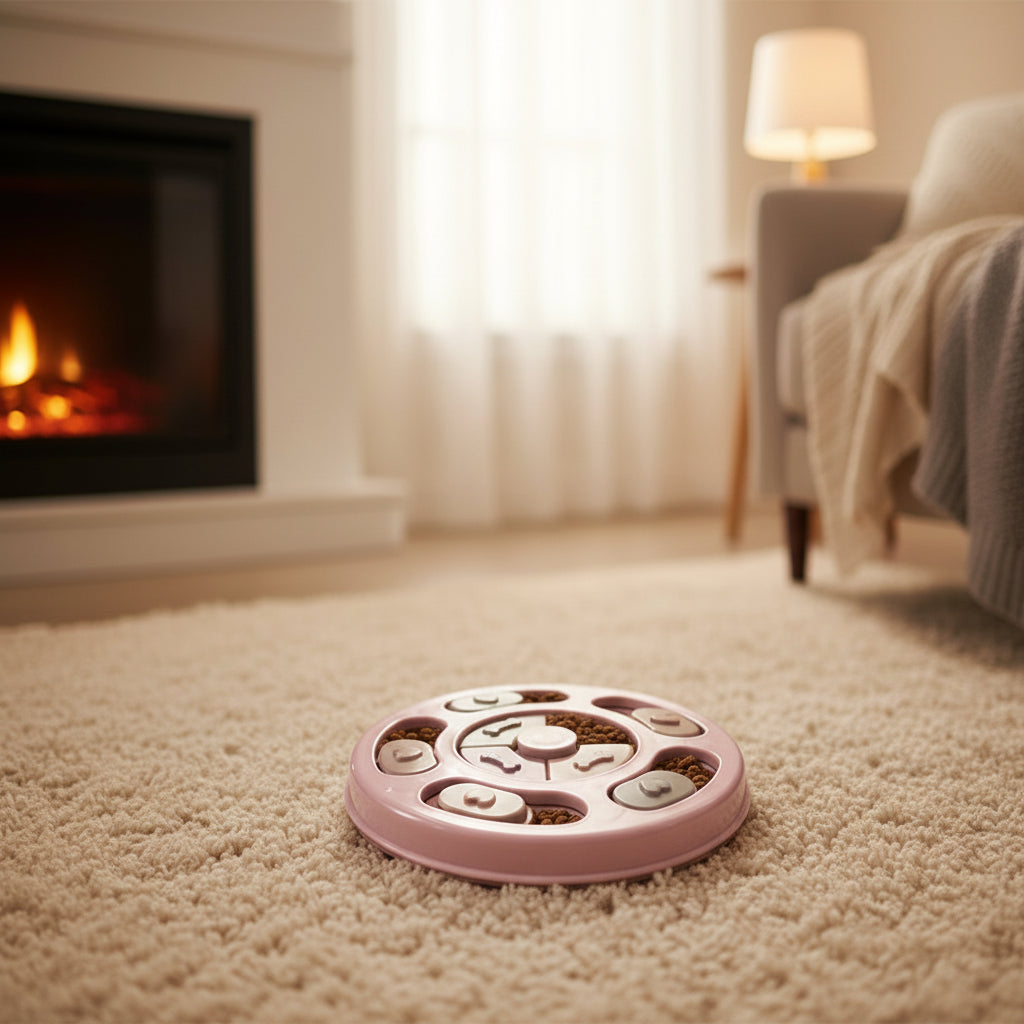 Interactive Cat Puzzle Feeder for Slower, Happier Meals
