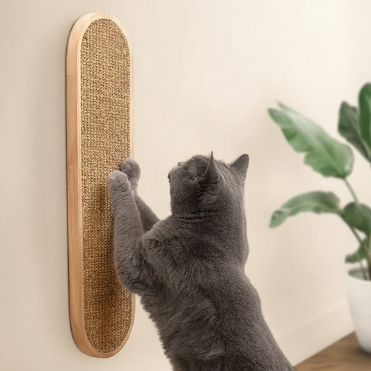 Wall-Mounted Sisal Cat Scratch Mat to Save Your Sofa