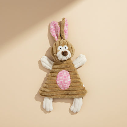 Squeaky Animal Plush Toy for Playful Dogs and Puppies