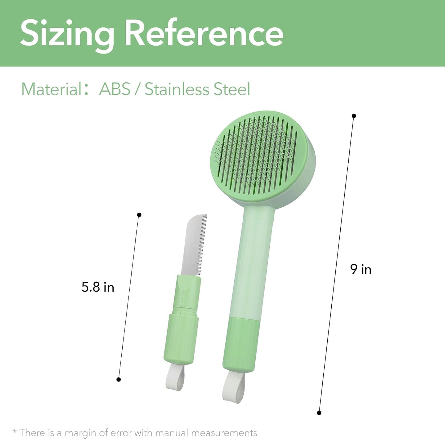 Brosse de toilettage 2 en 1 pour chat, pour réduire la perte de poils à la maison