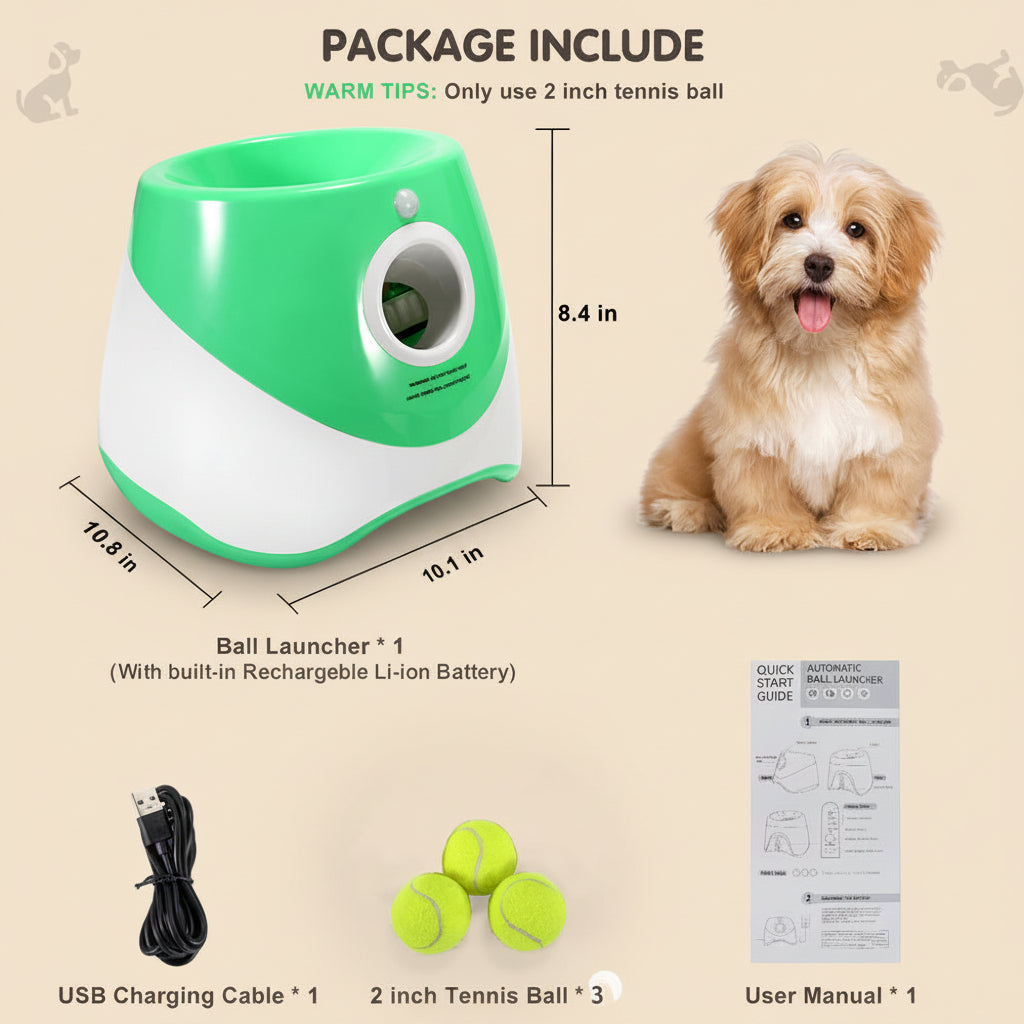 Automatic Dog Ball Launcher for Active Play