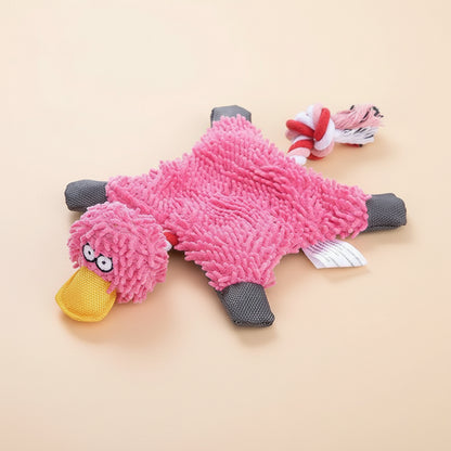 Squeaky Animal Plush Toy for Playful Dogs and Puppies