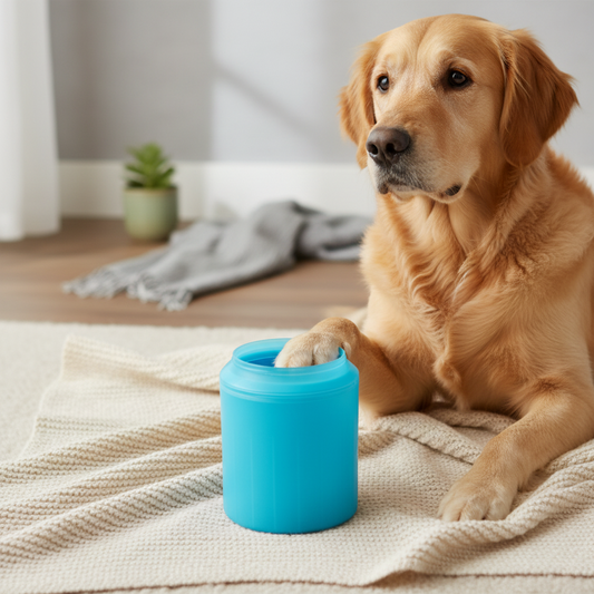 Nettoyeur de pattes en silicone pour animaux de compagnie pour des pattes propres en quelques secondes