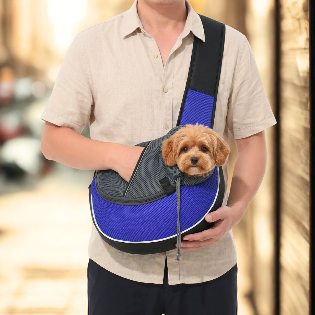 Sac de transport bandoulière pour petits chiens et chats