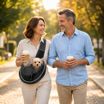 Portable Crossbody Pet Carrier for Small Dogs