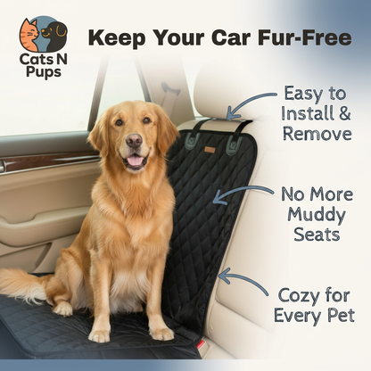 Waterproof Pet Car Seat Pad for Cleaner Comfier Rides