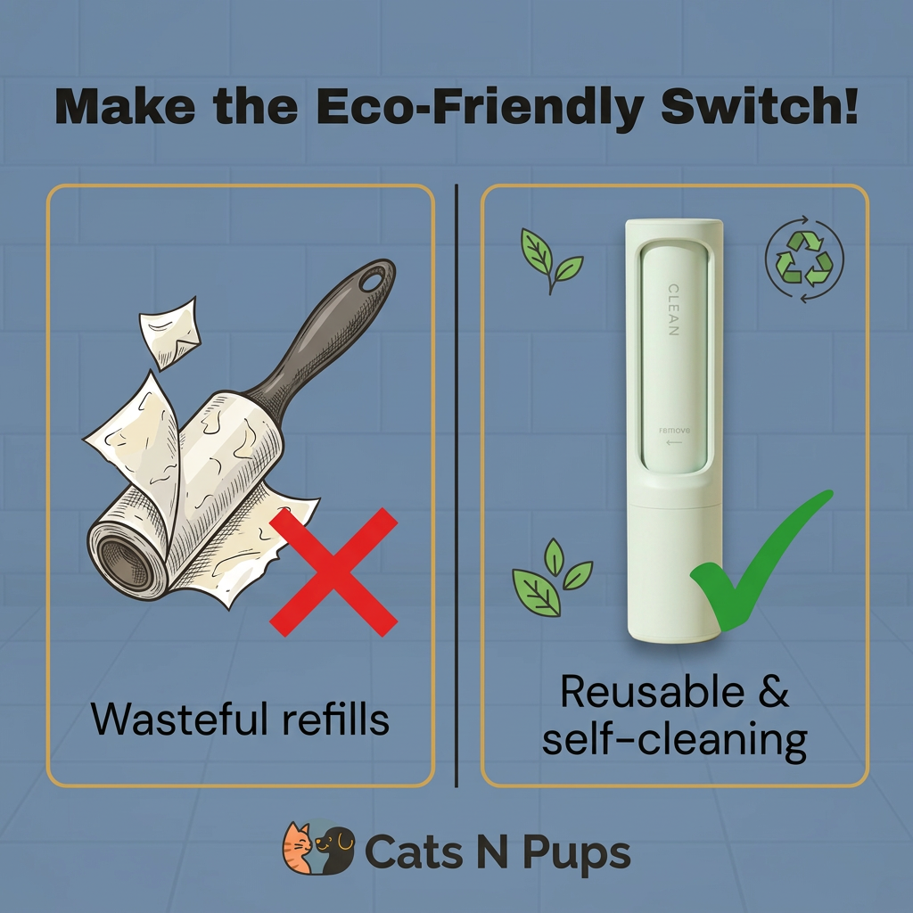 Brosse réutilisable anti-poils pour vêtements et canapés