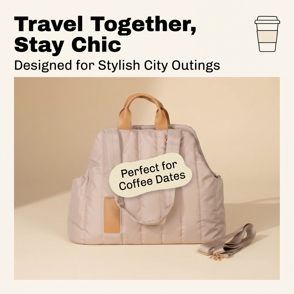 Sac de transport pour chien portable et stylé