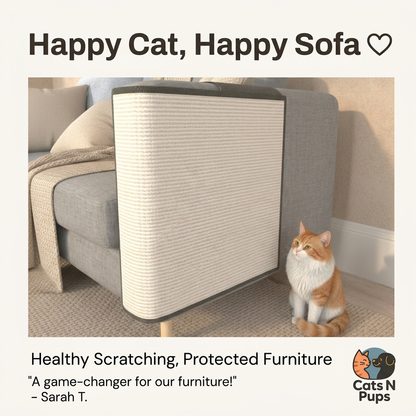 Protège-canapé anti-griffures pour chat