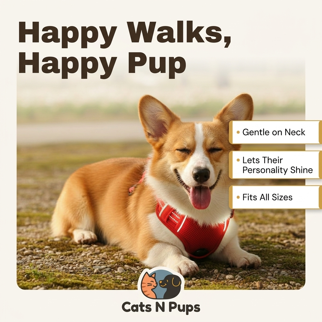 No-Pull Breathable Dog Harness for Calm, Easy Walks