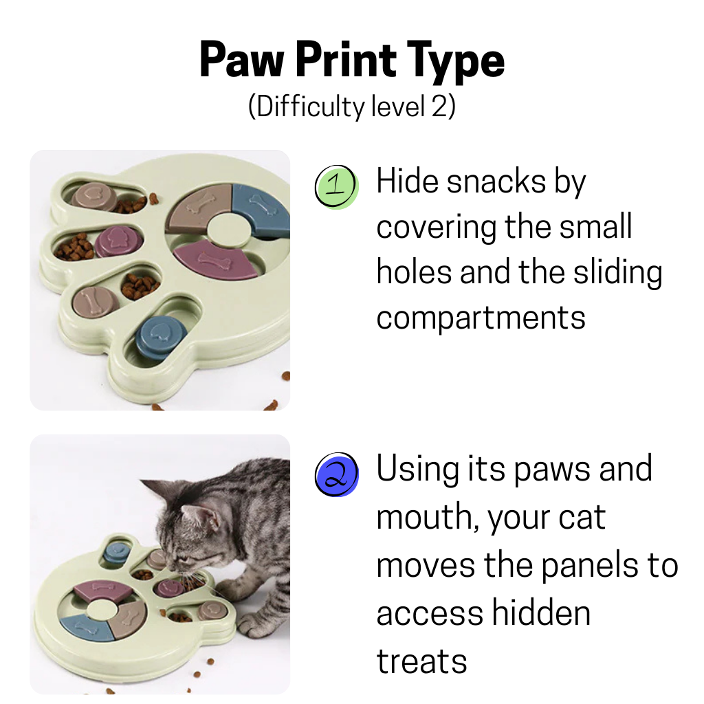 Interactive Cat Puzzle Feeder for Slower, Happier Meals