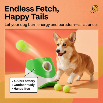 Automatic Dog Ball Launcher for Active Play