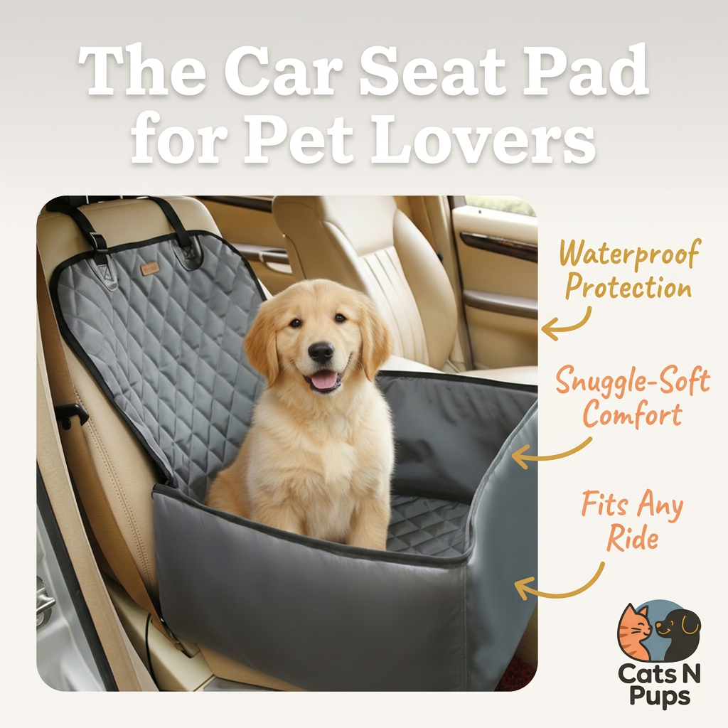 Waterproof Pet Car Seat Pad for Cleaner Comfier Rides