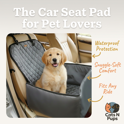 Waterproof Pet Car Seat Pad for Cleaner Comfier Rides