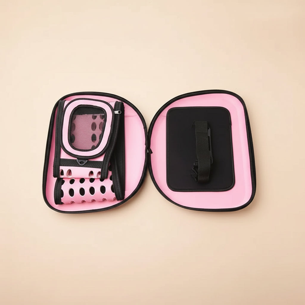 Sac de transport pliable respirant pour animaux de compagnie pour un voyage confortable