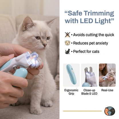 LED Pet Nail Clippers for Safe, Easy At-Home Trims