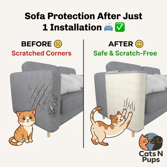 Protège-canapé anti-griffures pour chat