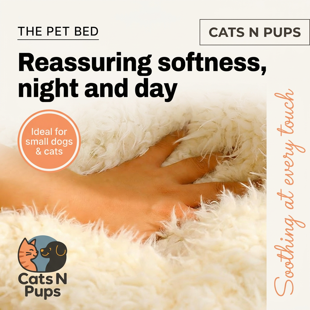 Luxury Calming Plush Pet Bed for Deep, Cozy Sleep