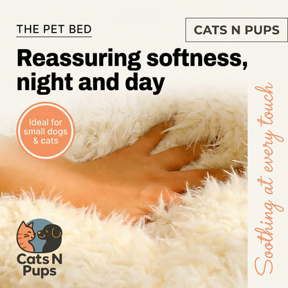 Luxury Calming Plush Pet Bed for Deep, Cozy Sleep