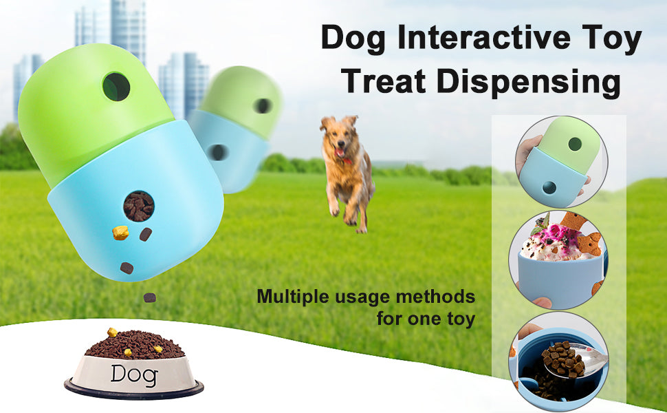 Interactive Treat Puzzle Ball for Fun, Enriching Play and Training