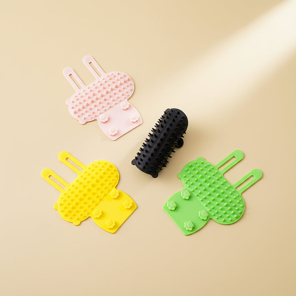 Brosse de toilettage automatique pour chats qui adorent se gratter