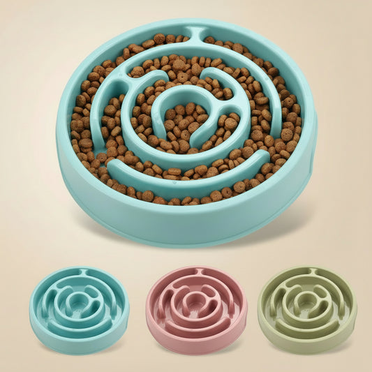 Slow Feeder Pet Bowl for Safer, Healthier Mealtime