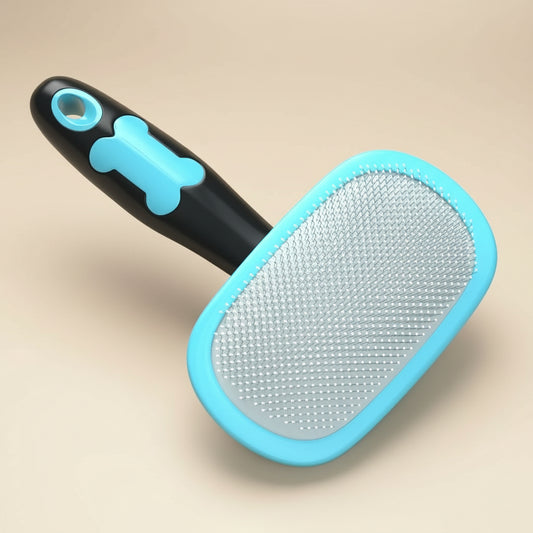 Dog and Cat Grooming Brush for Less Shedding at Home